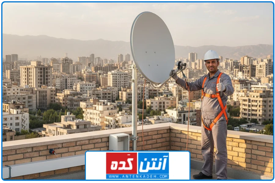 نصاب حرفه ای | نصب ماهواره در جردن