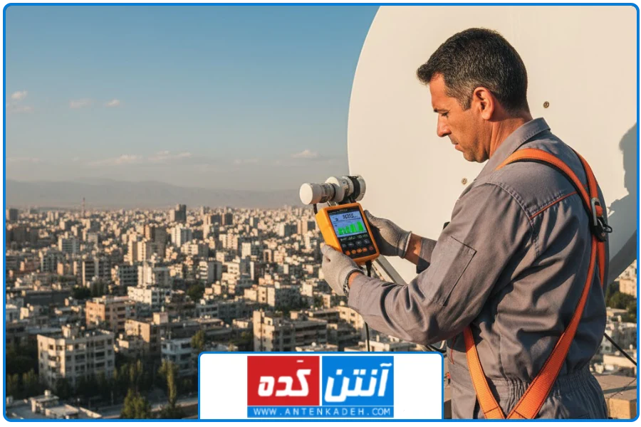 تنظیم سیگنال | نصب ماهواره در جردن
