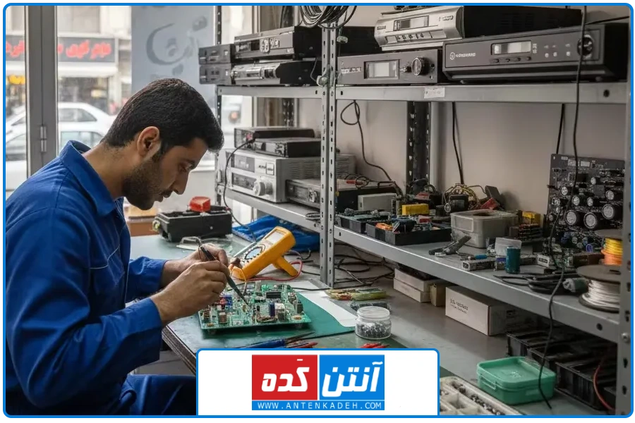 عکس شاخص | تعمیر رسیور در جردن