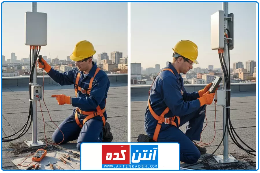 نکات ایمنی | تعویض بوستر آنتن