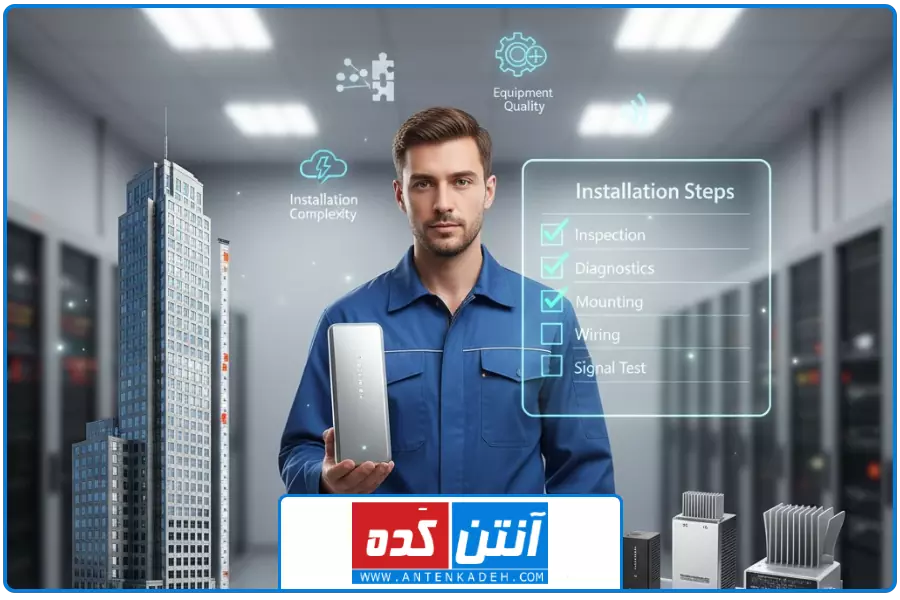 هزینه بوستر | تعویض بوستر آنتن