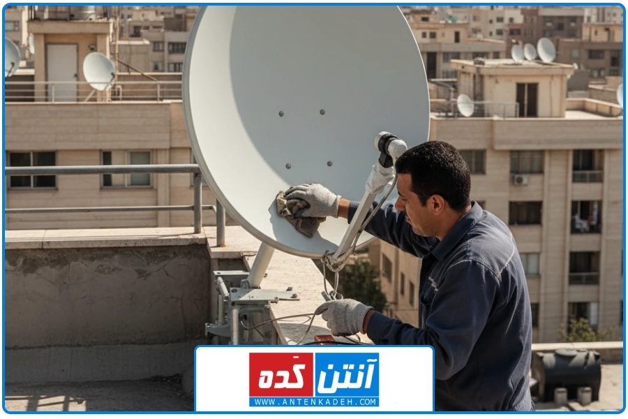 نگهداری | نصب ماهواره در شهرک گلستان
