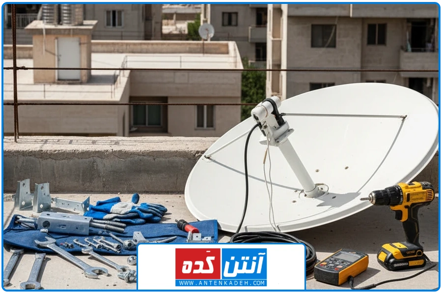 تجهیزات مناسب | نصب ماهواره در شهرک گلستان