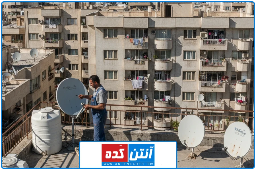 بند اول | نصب ماهواره در شهرک گلستان