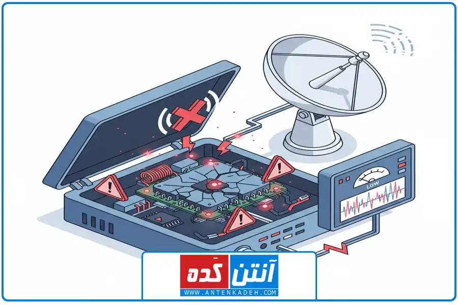 خرابی تیونر | تعمیر رسیور استارمکس غرب تهران