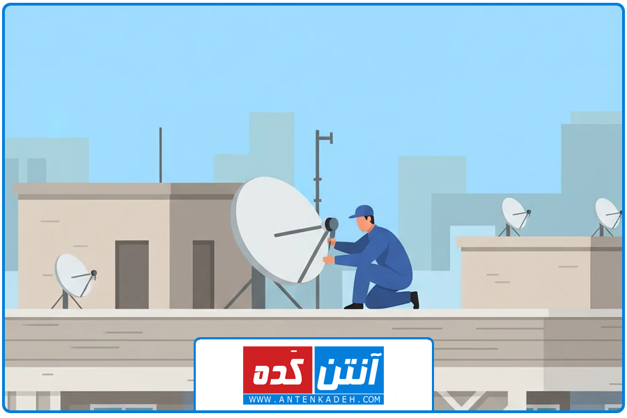 بند اول | نصب ماهواره در آپادانا