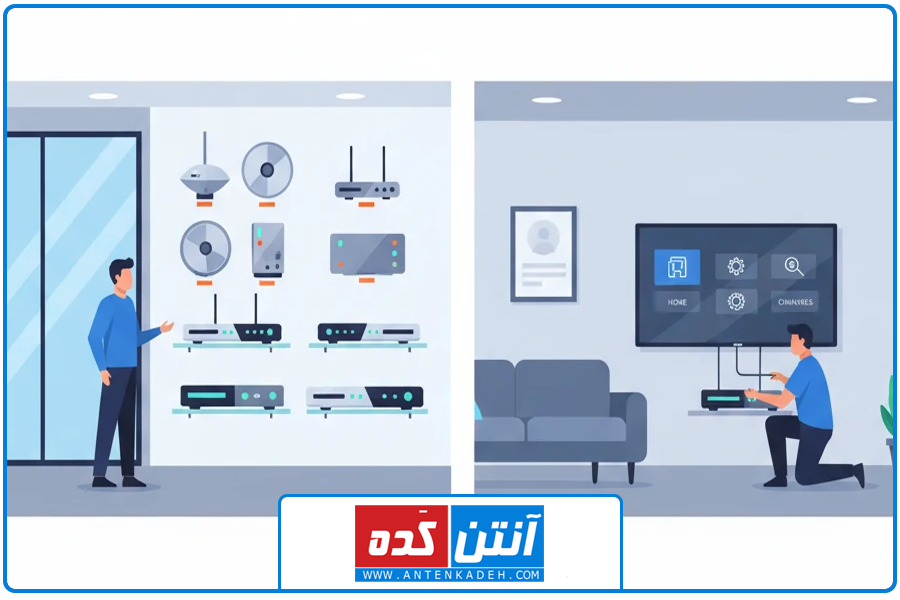 فروش و نصب | نصب ماهواره در صادقیه
