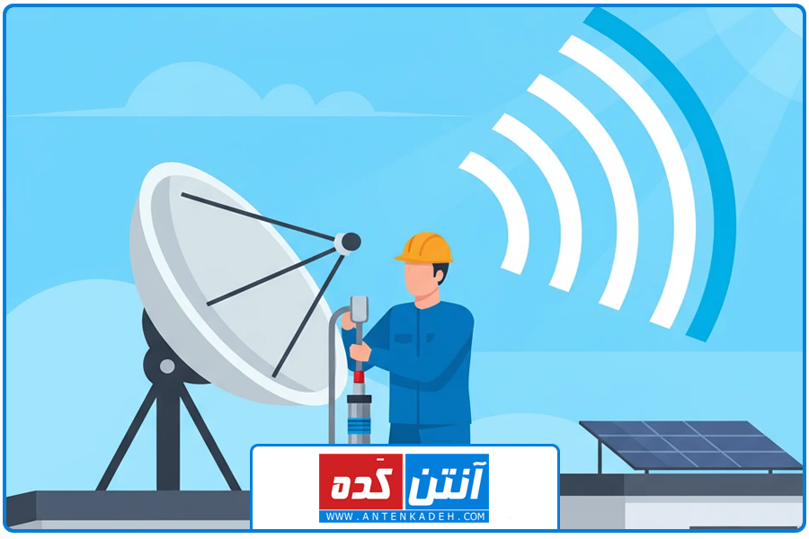ضد پارازیت | نصب ماهواره در صادقیه