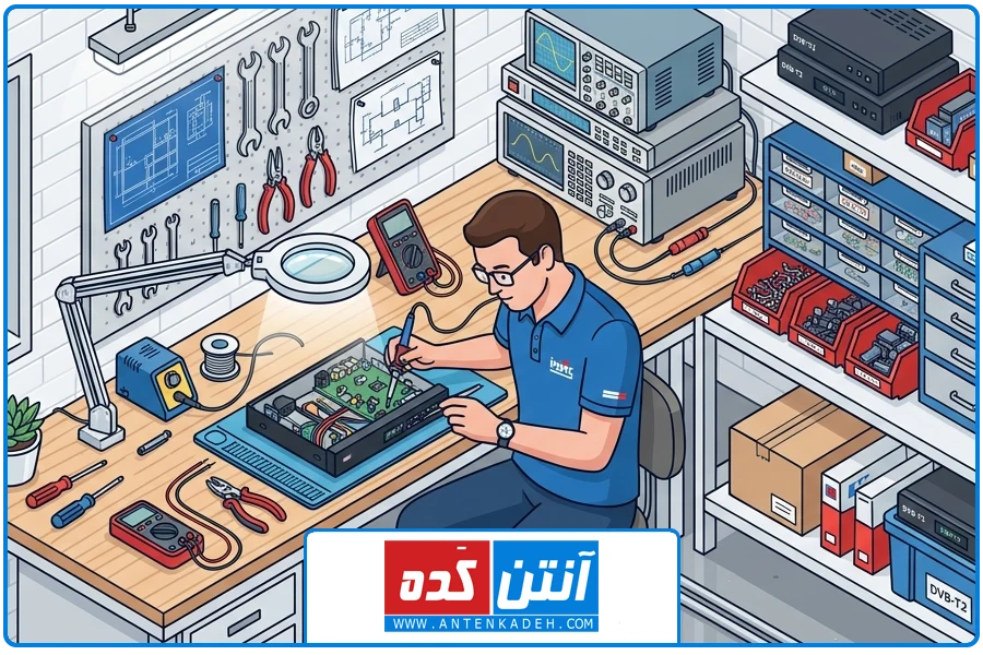 راه انداری مجدد دستگاه |  تعمیر رسیور در چیتگر