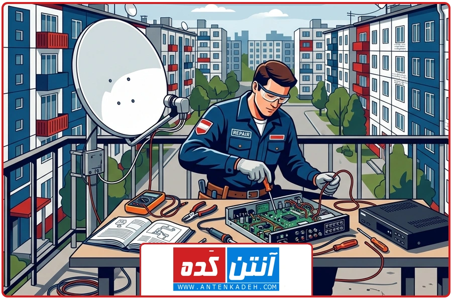 ایجاد فضای آزاد | تعمیر رسیور در شهرک نفت