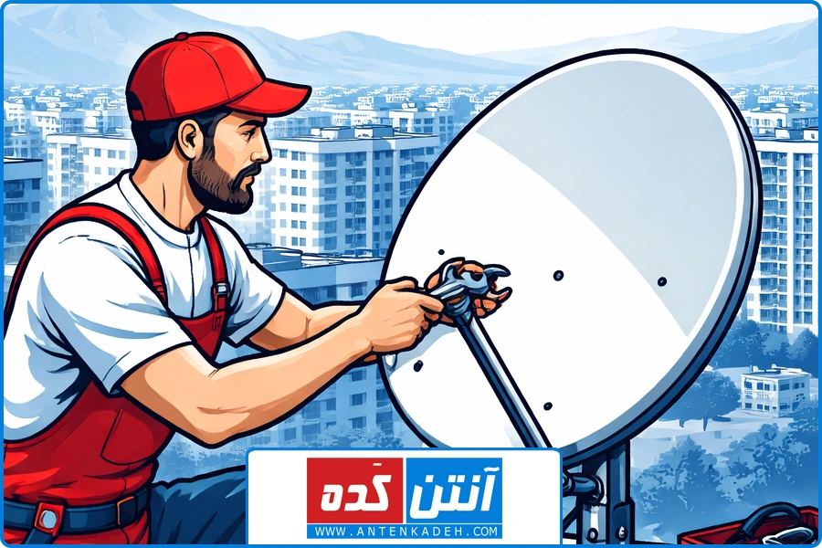بند پایانی | نصب ماهواره مجتمع غرب تهران