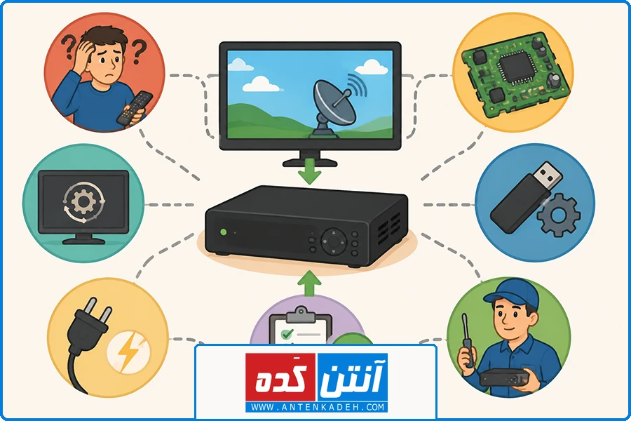 تعمیر رسیور شهرک غرب |جمع بندی