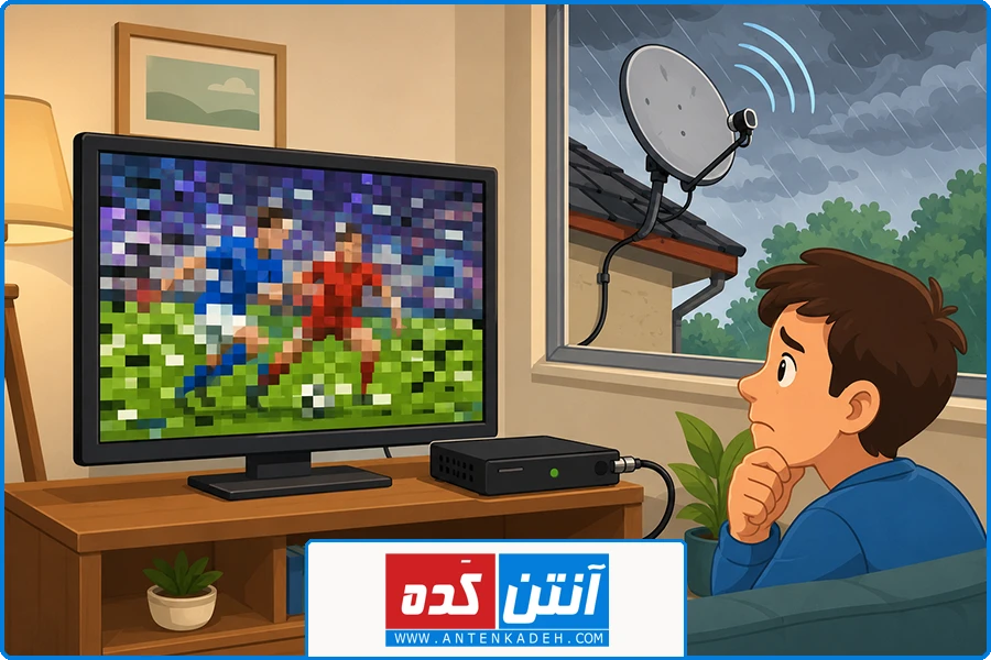 تعمیر رسیور در کن | تعمیر رسیور در کن؛ علت شطرنجی شدن تصویر ماهواره چیست؟