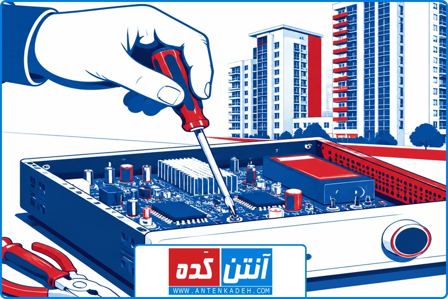 فراتر از اتصال ساده | تعمیر رسیور مجتمع غرب تهران