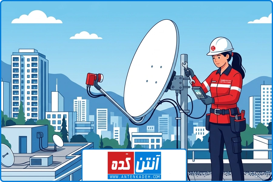 معیار انتخاب تعمیرکار | نصاب ماهواره کامرانیه