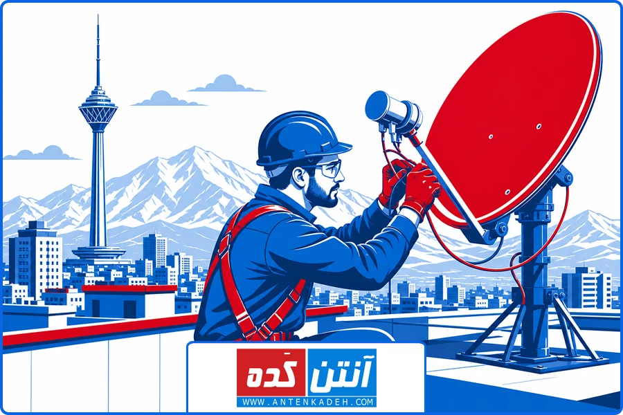 هزینه تعمیرات | تعمیر ماهواره غرب تهران
