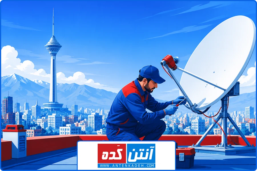تصویر شاخص | تعمیر ماهواره غرب تهران