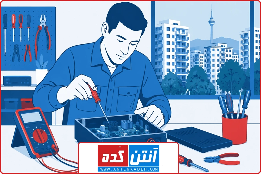 آنتن کده | تعمیر رسیور در قیطریه